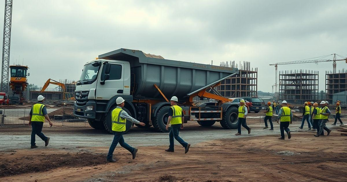 Aluguel de caminhão caçamba: solução prática para transporte de entulhos Aluguel de caminhão caçamba: solução prática para transporte de entulhos