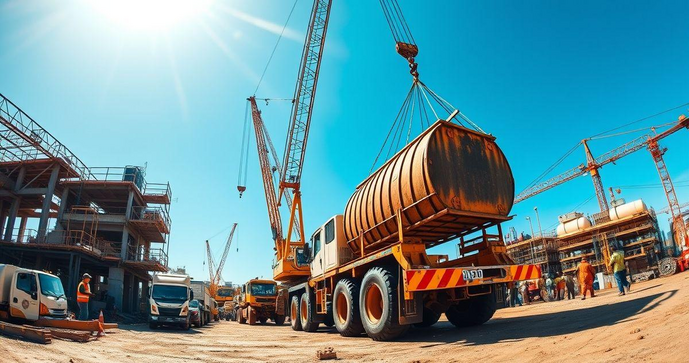 Locação de caminhão Munck é a solução ideal para transporte e elevação de cargas pesadas Locação de caminhão Munck é a solução ideal para transporte e elevação de cargas pesadas